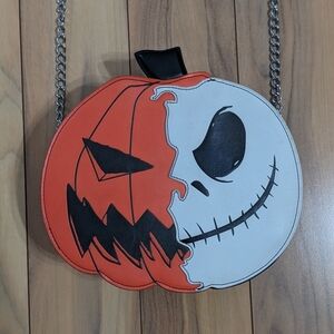 EUC! Her Universe Disney Nightmare Before Christmas Split Glow In The Dark Bag